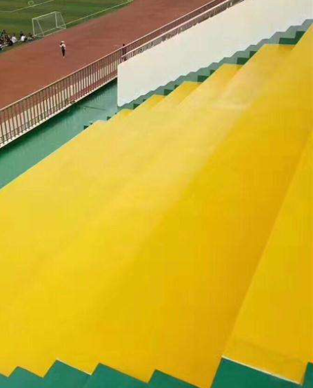 五河球场台阶翻新修补改造